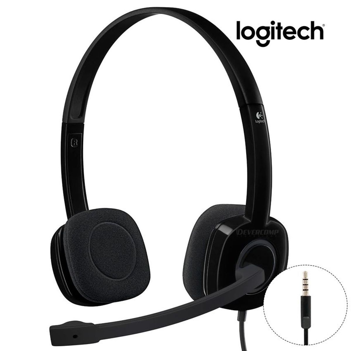 LOGITECH - Audifono C Microfono Logitech H151 Stereo Black