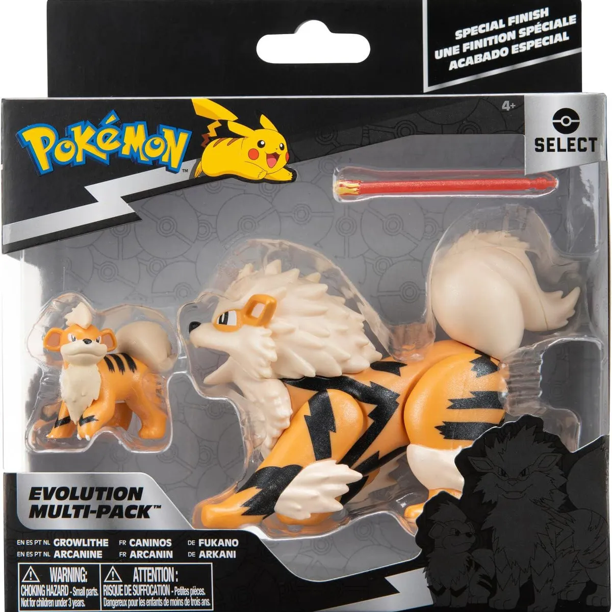 POKEMON - Pokemon Select Growlithe y Arcanine