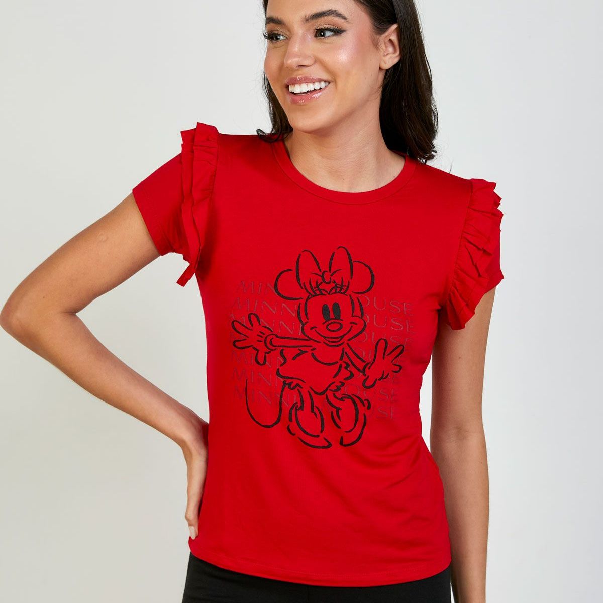 DISNEY - Blusa Minnie Mouse Mujer