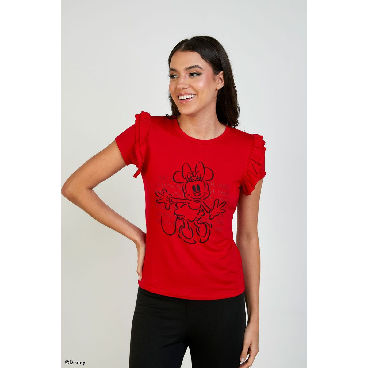 DISNEY - Blusa Minnie Mouse Mujer