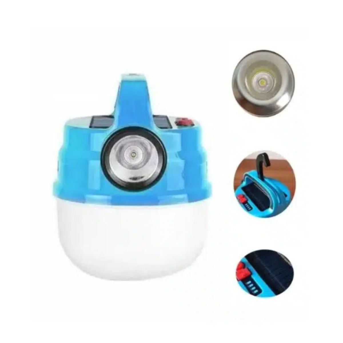 GENERICO - Linterna Lámpara Solar Recargable - Portátil USB