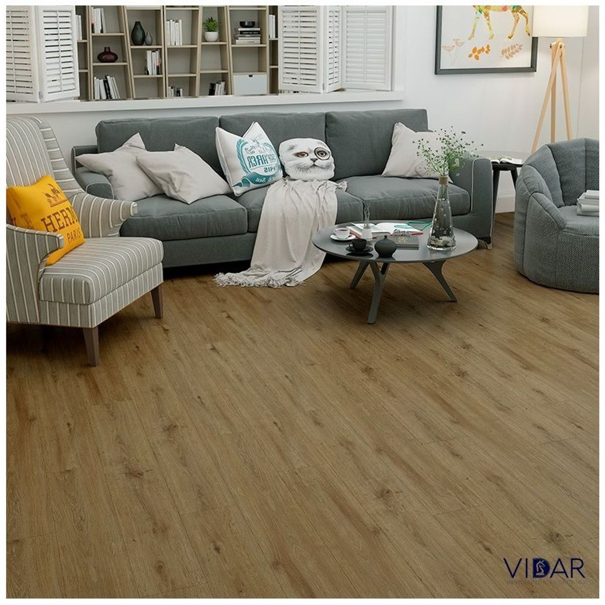 VIDAR - PISO SPC COTTAGE 5.5 MM - VENTA POR CAJA 2.65 M2