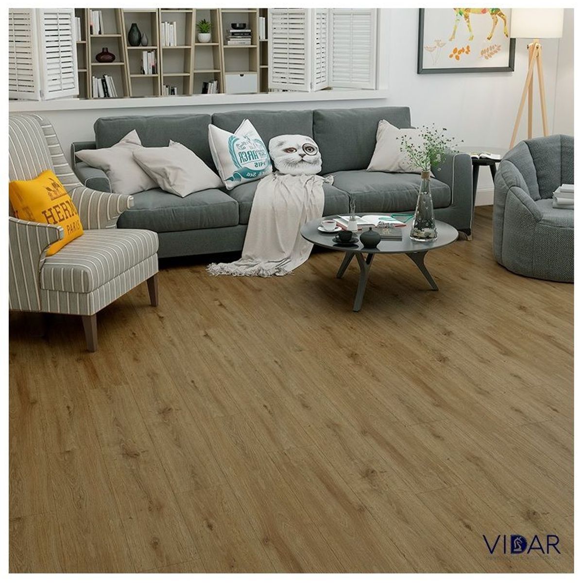 VIDAR - PISO SPC COTTAGE 5.5 MM - VENTA POR CAJA 2.65 M2