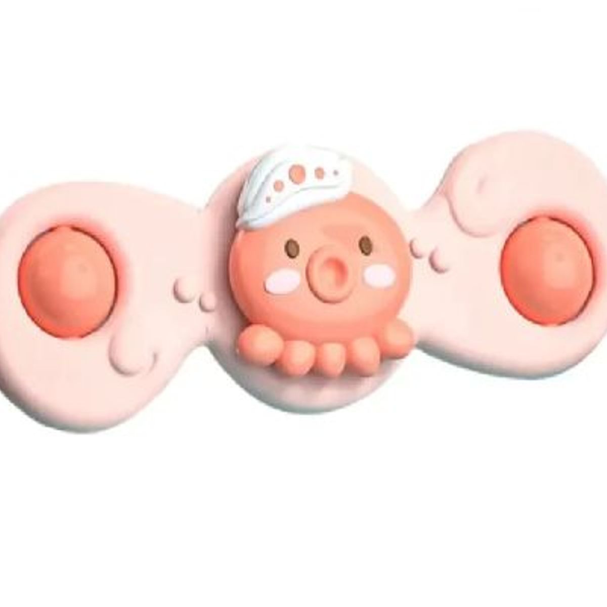 GENERICO - Spinner para bebé con 2 ventosas Pulpo