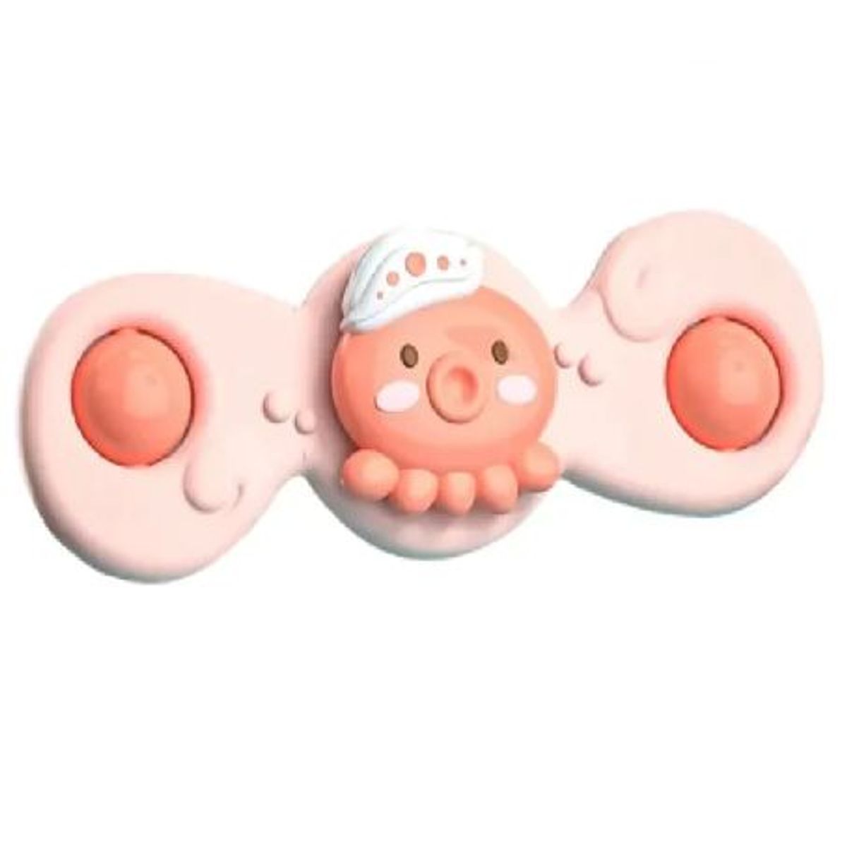 GENERICO - Spinner para bebé con 2 ventosas Pulpo