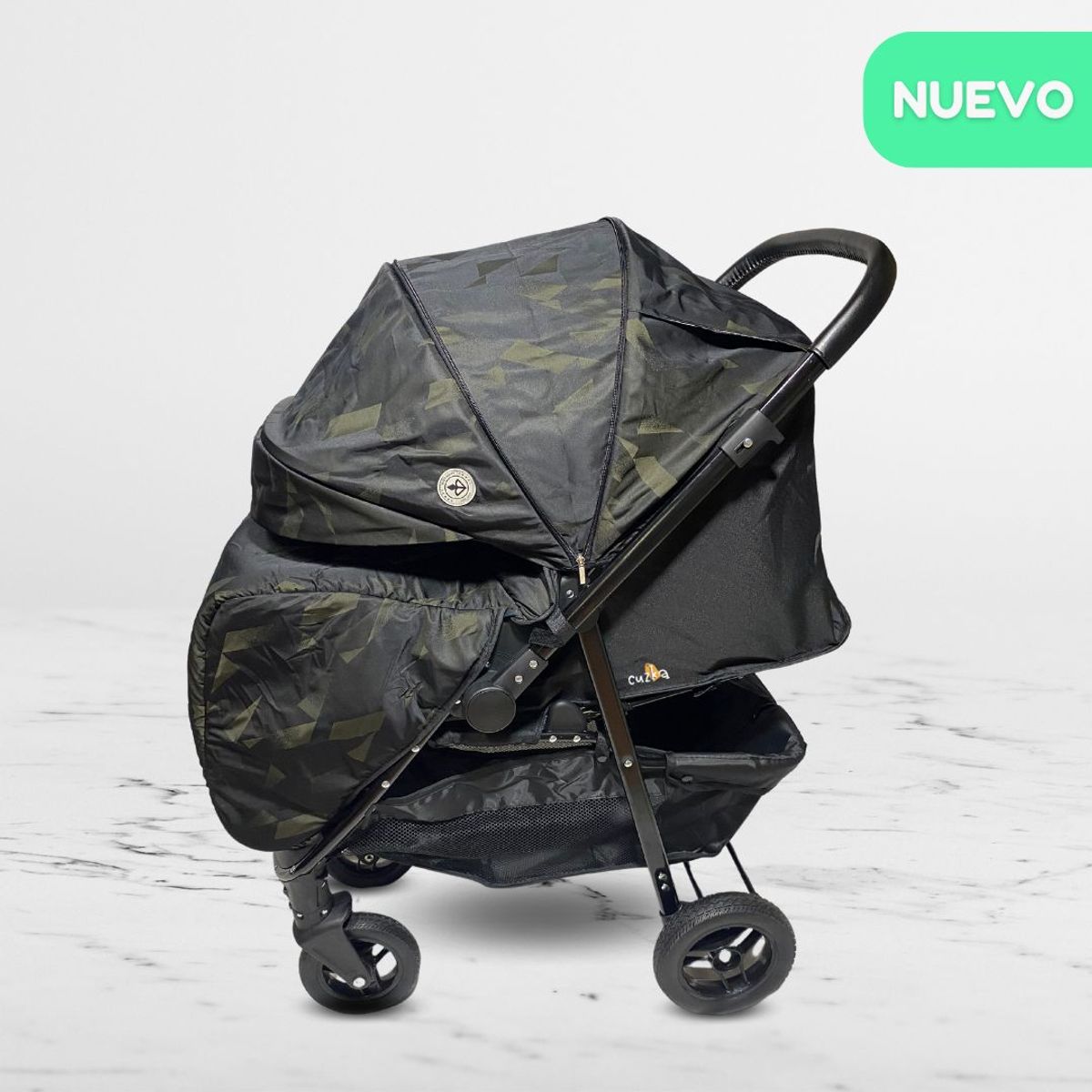 BABY HAPPY - Coche Cuna de Lujo «NEW VALENCIA» Graffiti Black