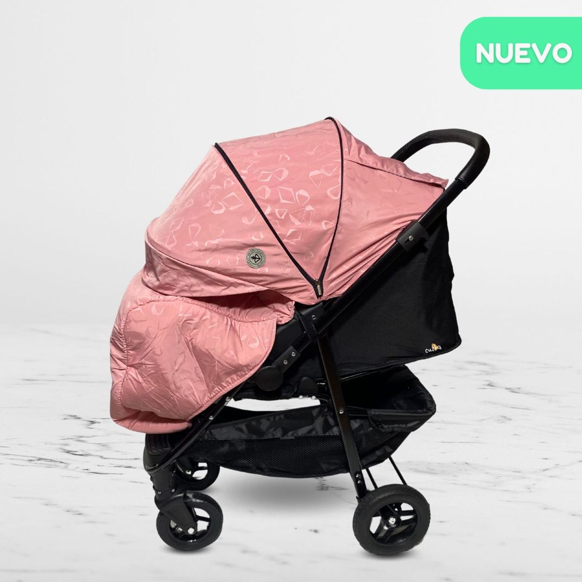 BABY HAPPY - Coche Cuna de Lujo «NEW VALENCIA» Graffiti Pink