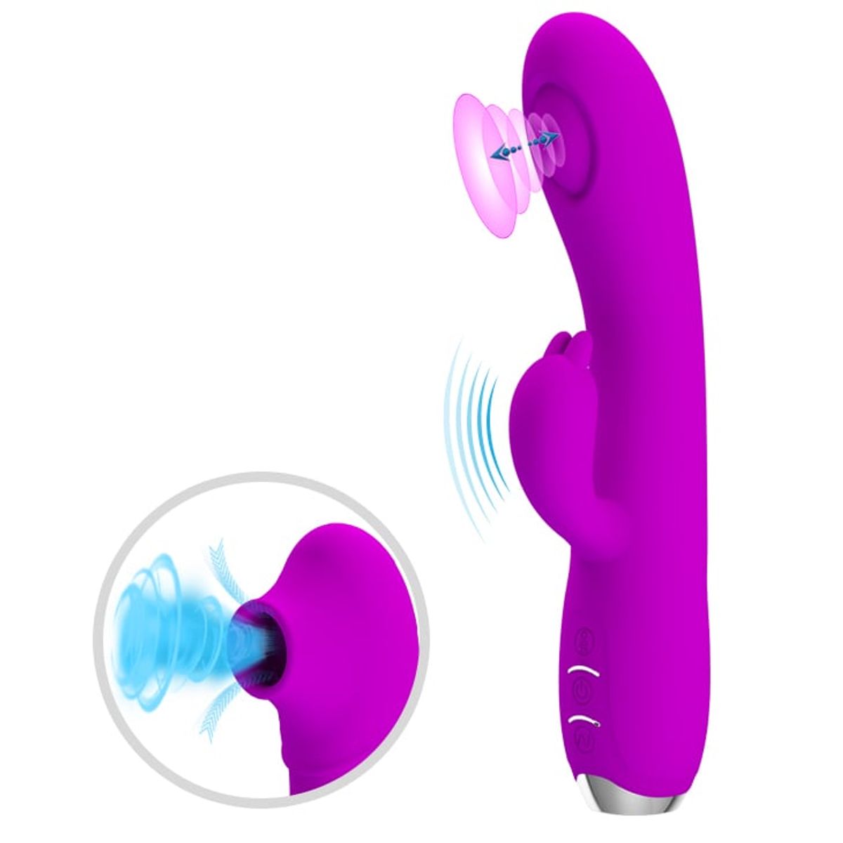 PRETTY LOVE - Vibrador de Doble estimulación Pretty love Regina