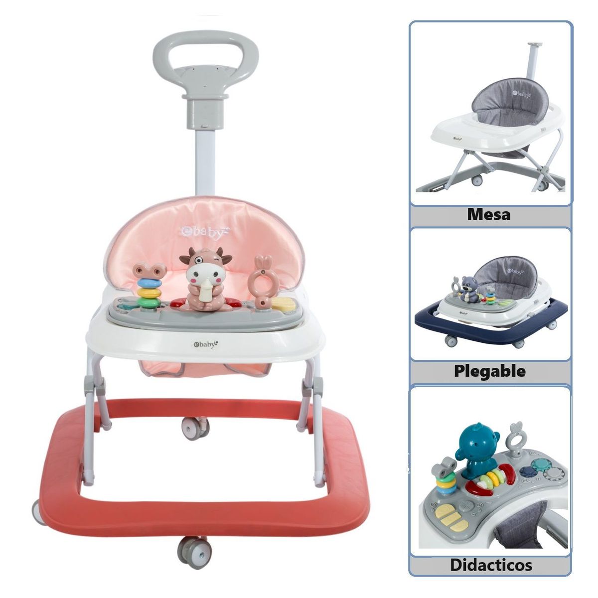 EBABY - Ebaby Andador Musical Para Bebe Didáctico VARI