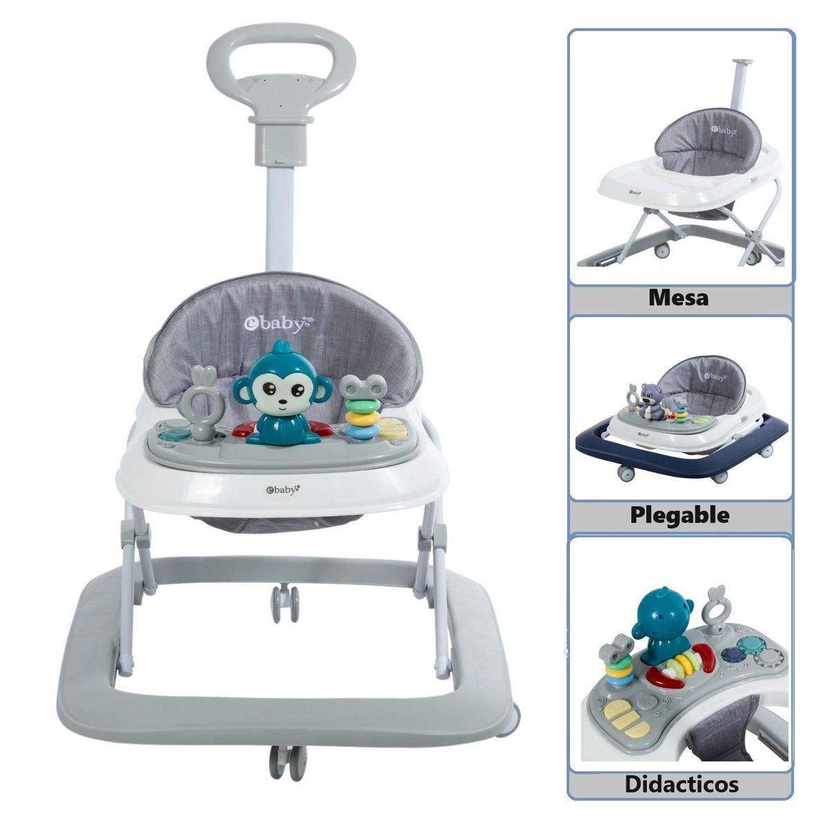 EBABY - Ebaby Andador Musical Para Bebe Didáctico VARI