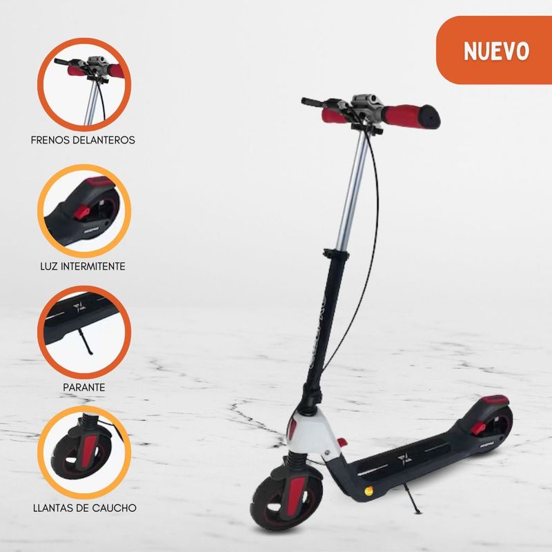 OXIEPRO - Scooter Lineal de Aluminio OXIEPRO «VENOM» Red