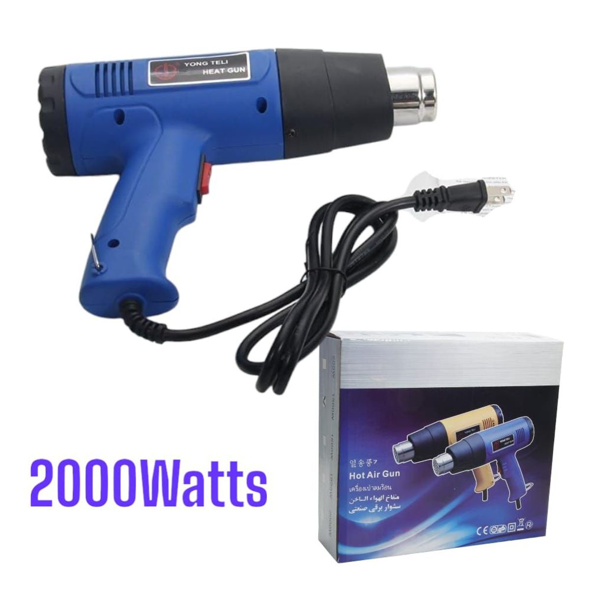 OEM - Pistola de Calor de Viento de Aire Caliente de Doble Temperatura 1500W