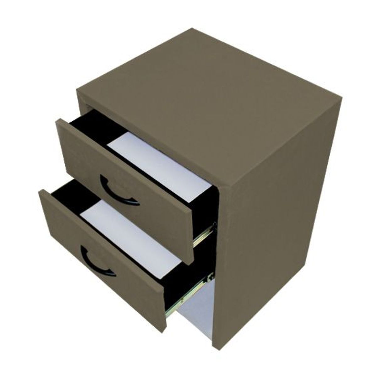 BARAKA HOME - Velador Zapatera Oradea - Beige Oscuro