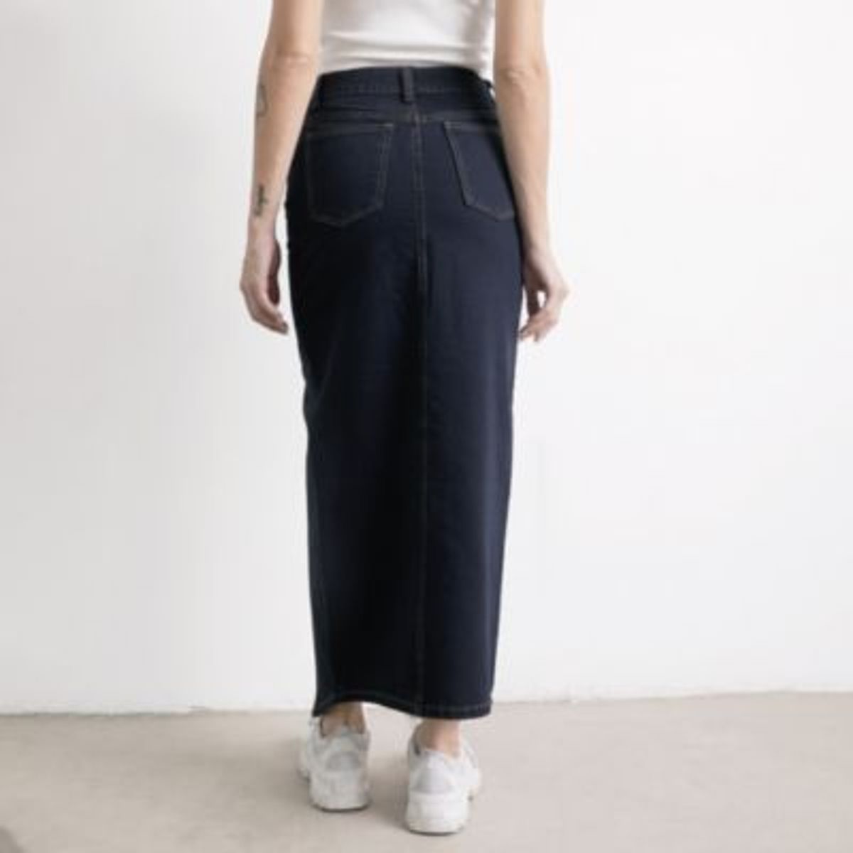 DESIRE - Falda Midi Jean Mujer Desire