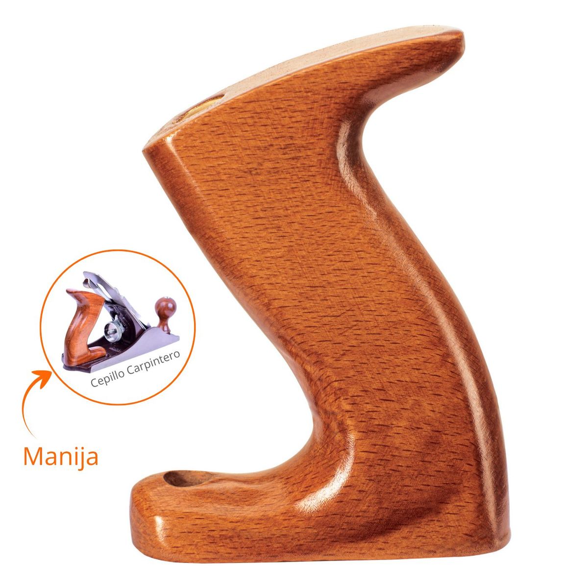 TRUPER - Manija de repuesto para cepillos garlopas Truper