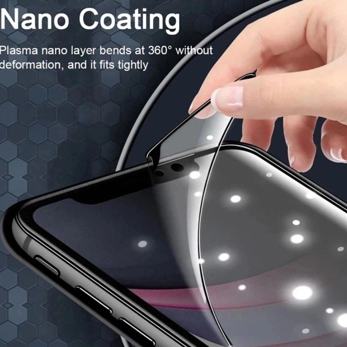 GENERICO - Protector de pantalla anti espía acabado mate para iphone 14 pro max