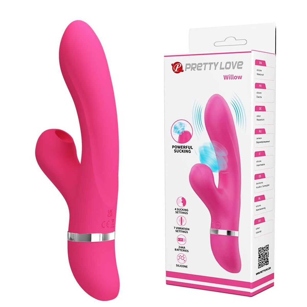PRETTY LOVE - Vibrador de Doble estimulación Pretty love Willow