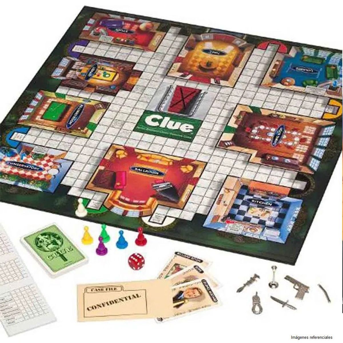 GENERICO - CLUE el juego de Misterio - Juego de mesa familiar generico