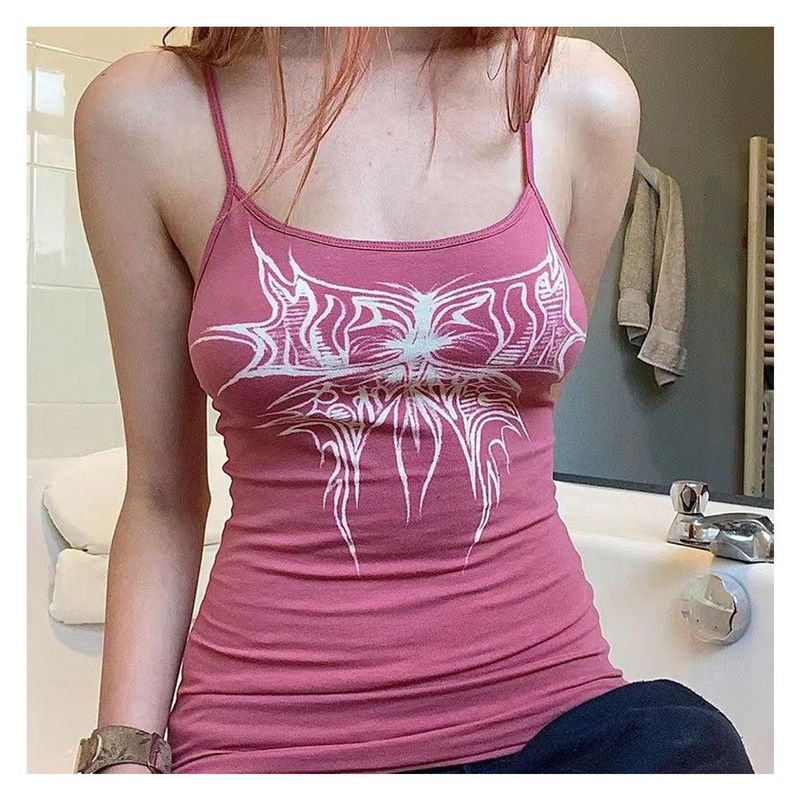 42AROZINA - 42AROZINA-Crop Top Tirante Solido Camisole Corto Verano Fiesta Moda