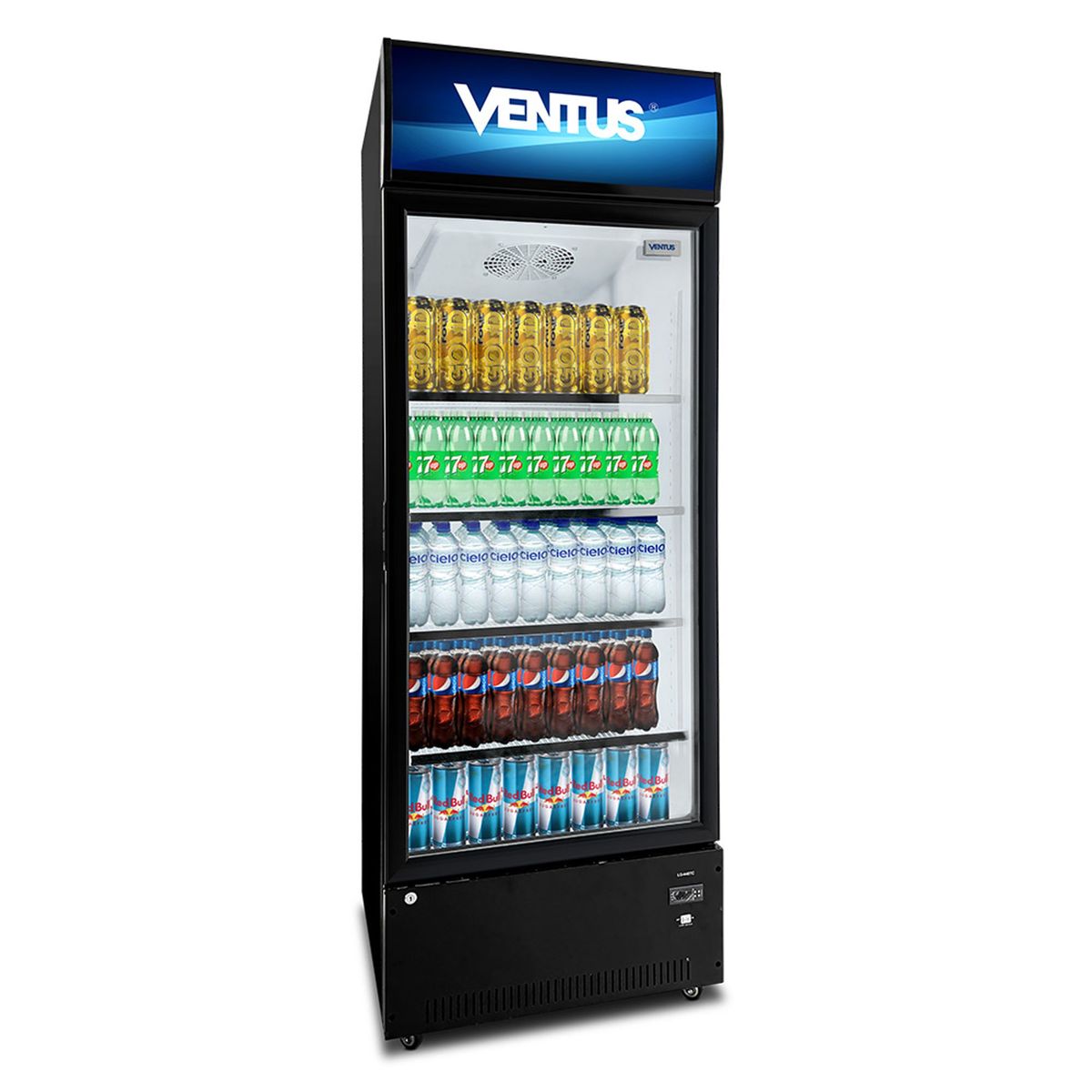VENTUS - Visicooler 1 puerta vidrio 440l LG-440TC