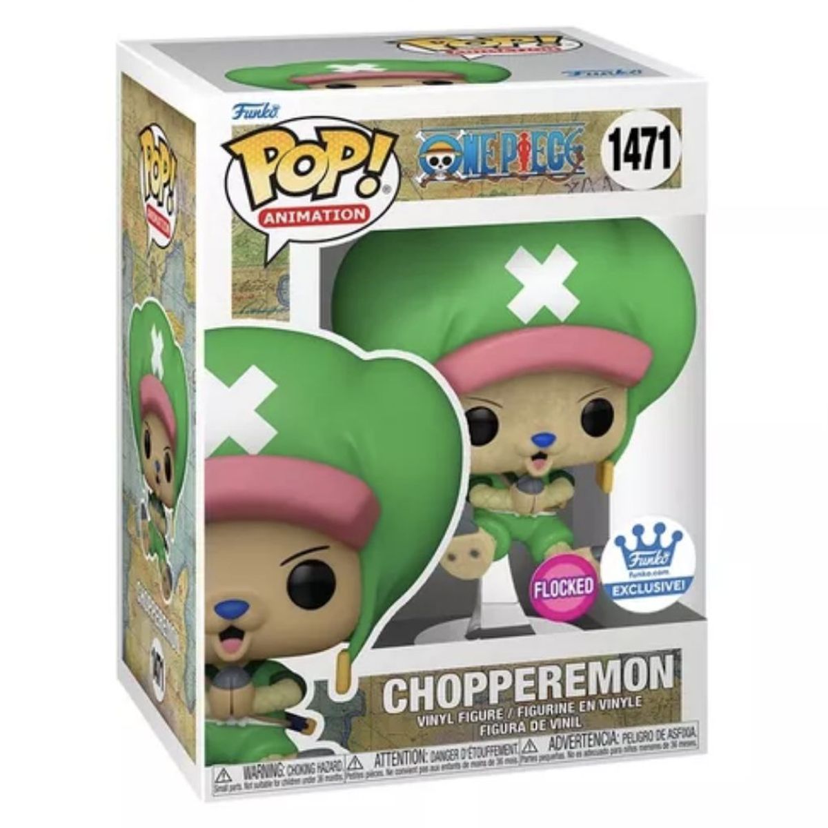 FUNKO - Funko Pop de Chopperemon One Piece Exclusivo Flocked