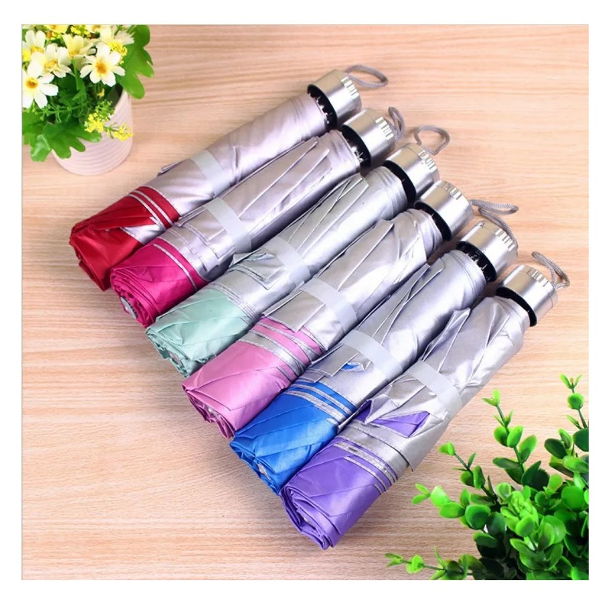 GENERICO - Sombrilla Portátil Protectora de Rayos Solares