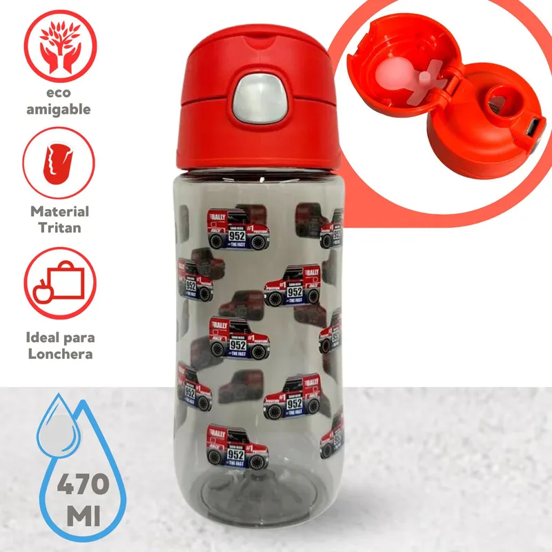 THERMOS - Botella hidratante para niños Fórmula 1 - 470ml
