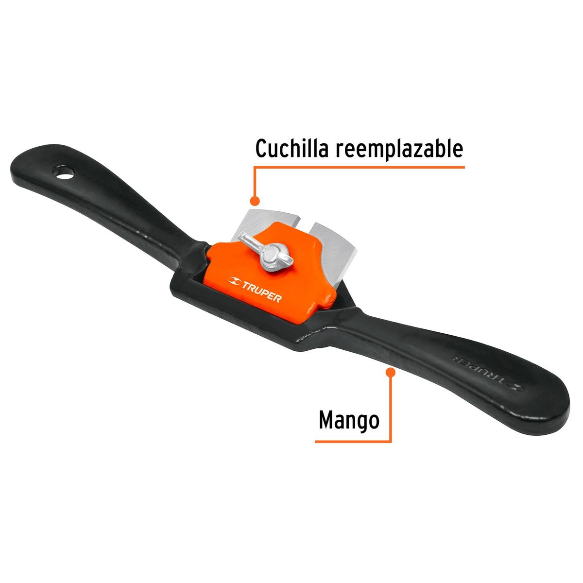 TRUPER - Cuchillo de vuelta 9 cara curva Truper