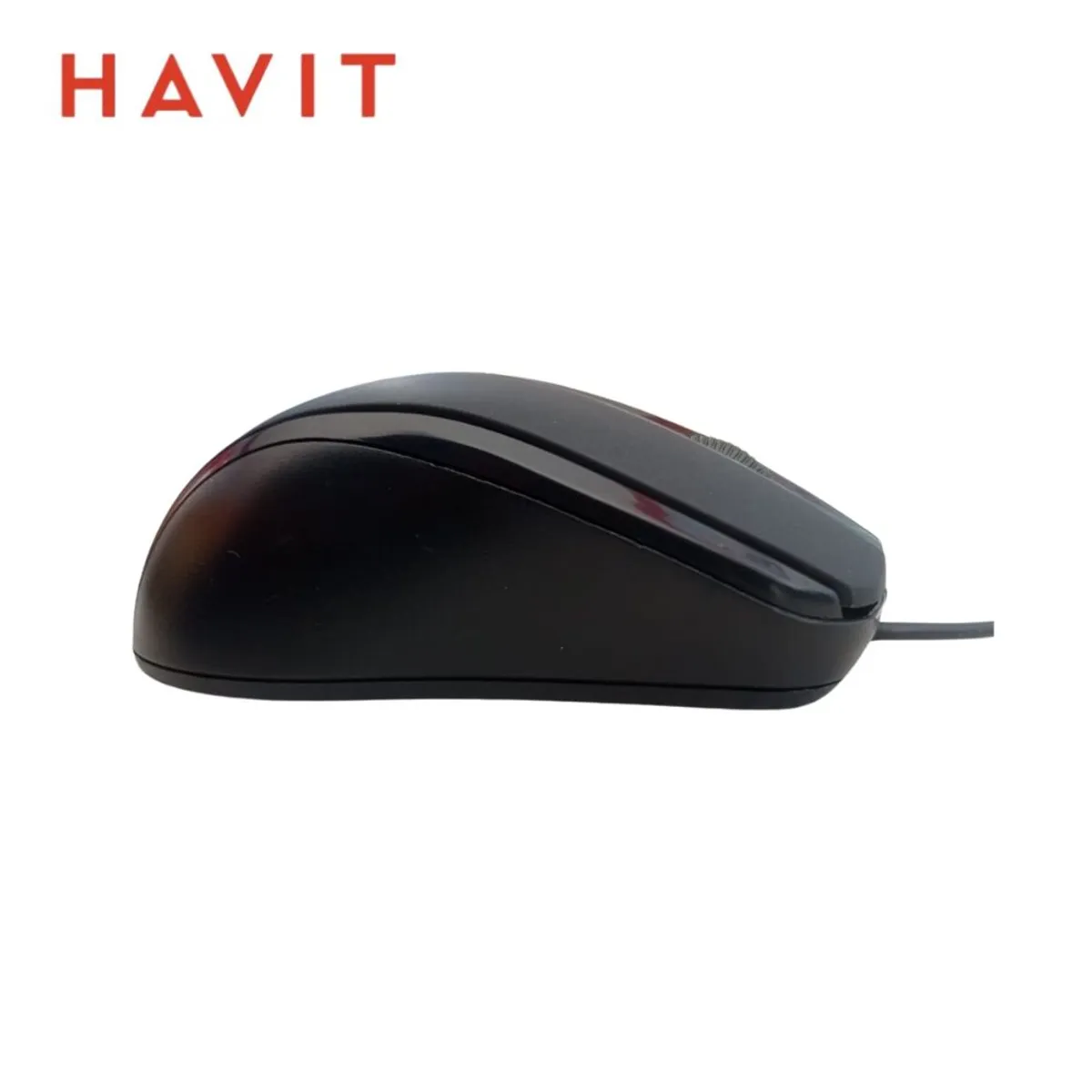 HAVIT - Mouse Alámbrico HAVIT HV-MS753 Sensor Óptico con conector USB - BK