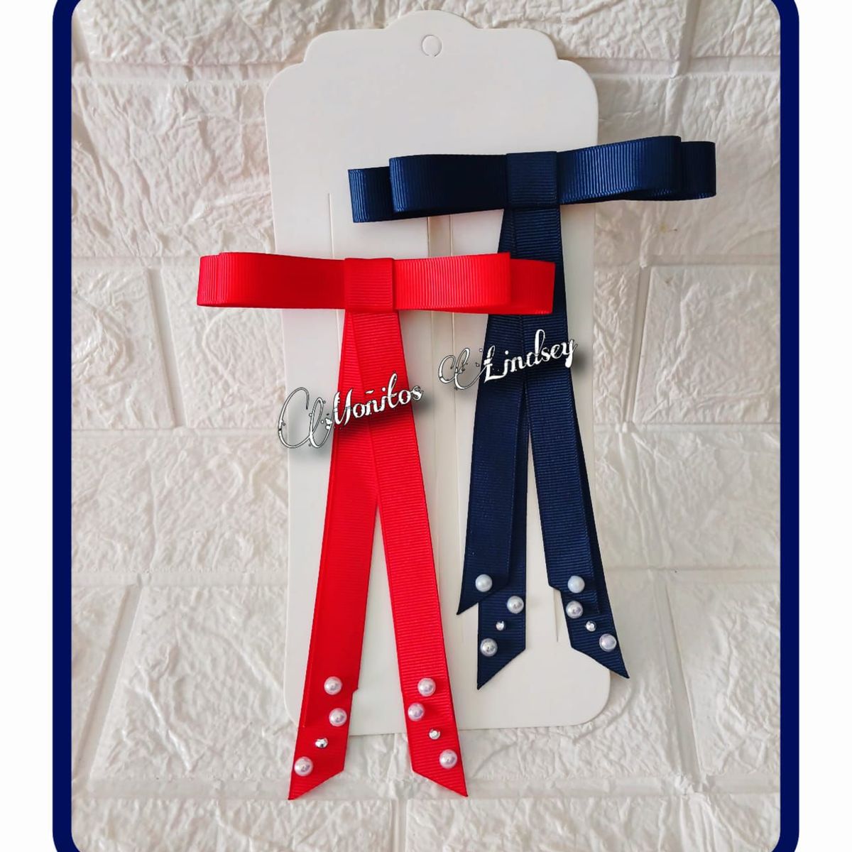 GENERICO - Lazo Coquette x2 - Moñitos Lindsey