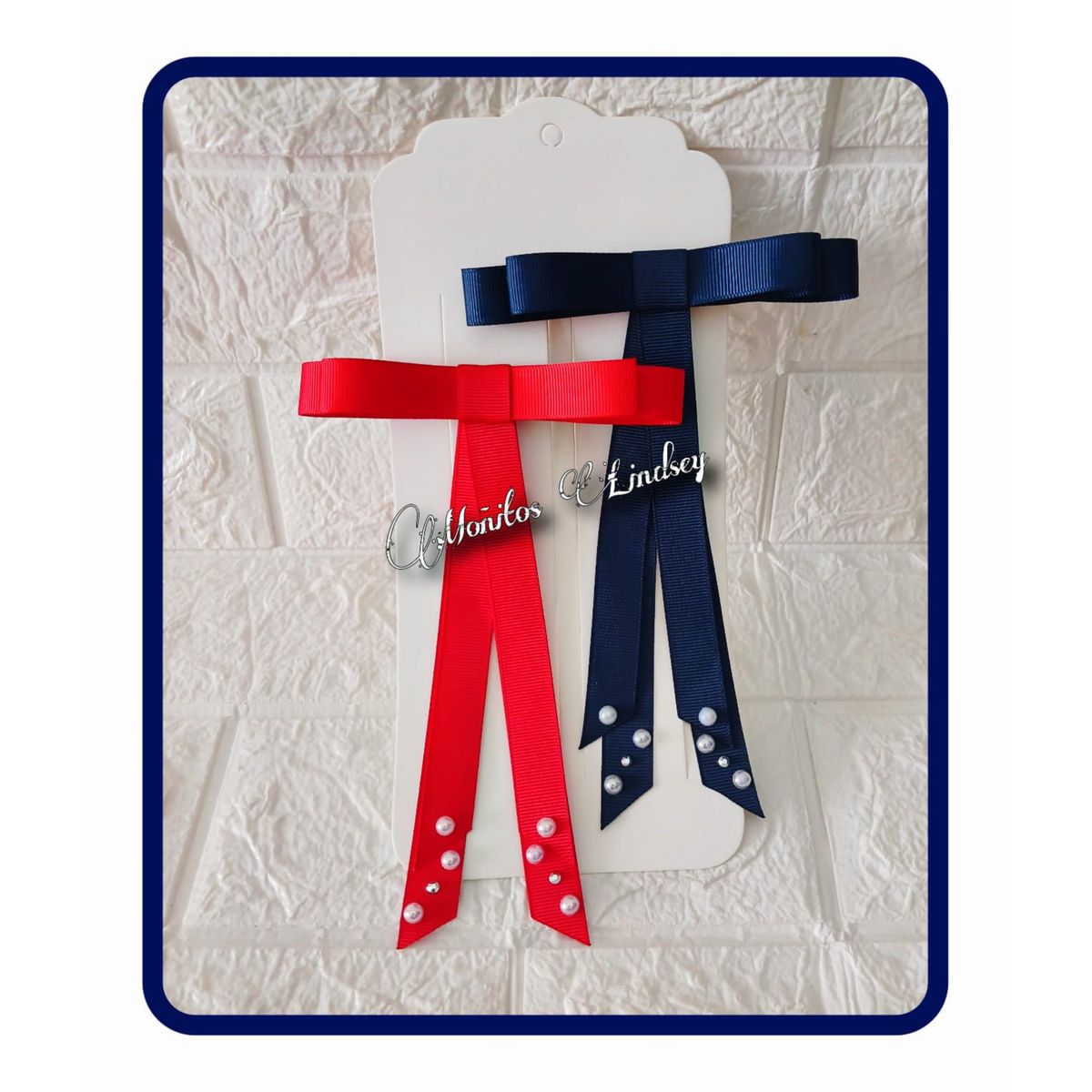 GENERICO - Lazo Coquette x2 - Moñitos Lindsey