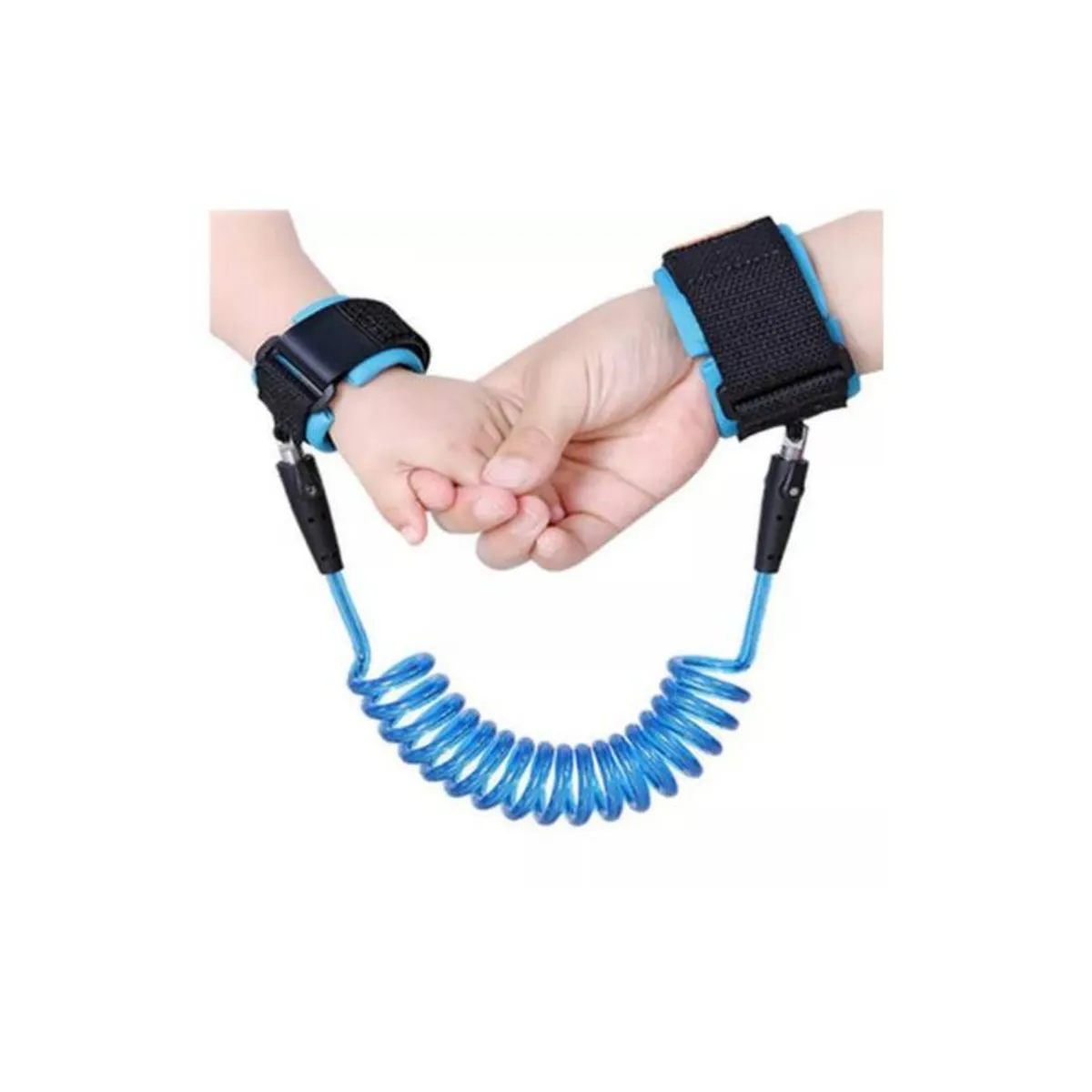 GENERICO - PULSERA DE SEGURIDAD ANTIPERDIDAS PARA NIÑOS - CELESTE