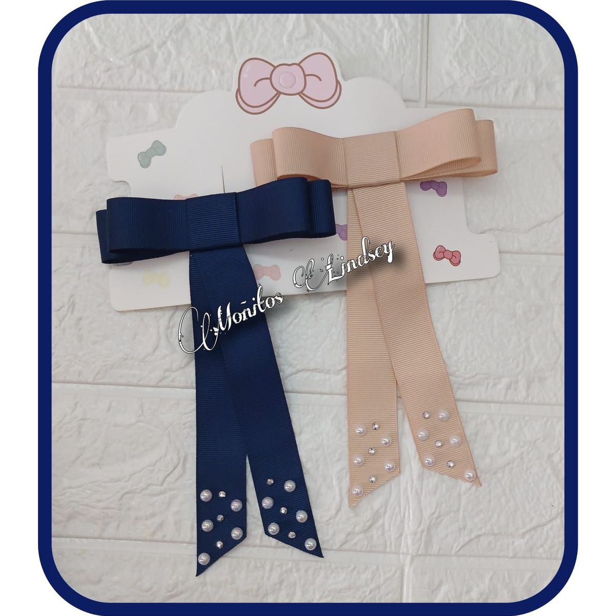 GENERICO - Lazo Coquette x2 - Moñitos Lindsey
