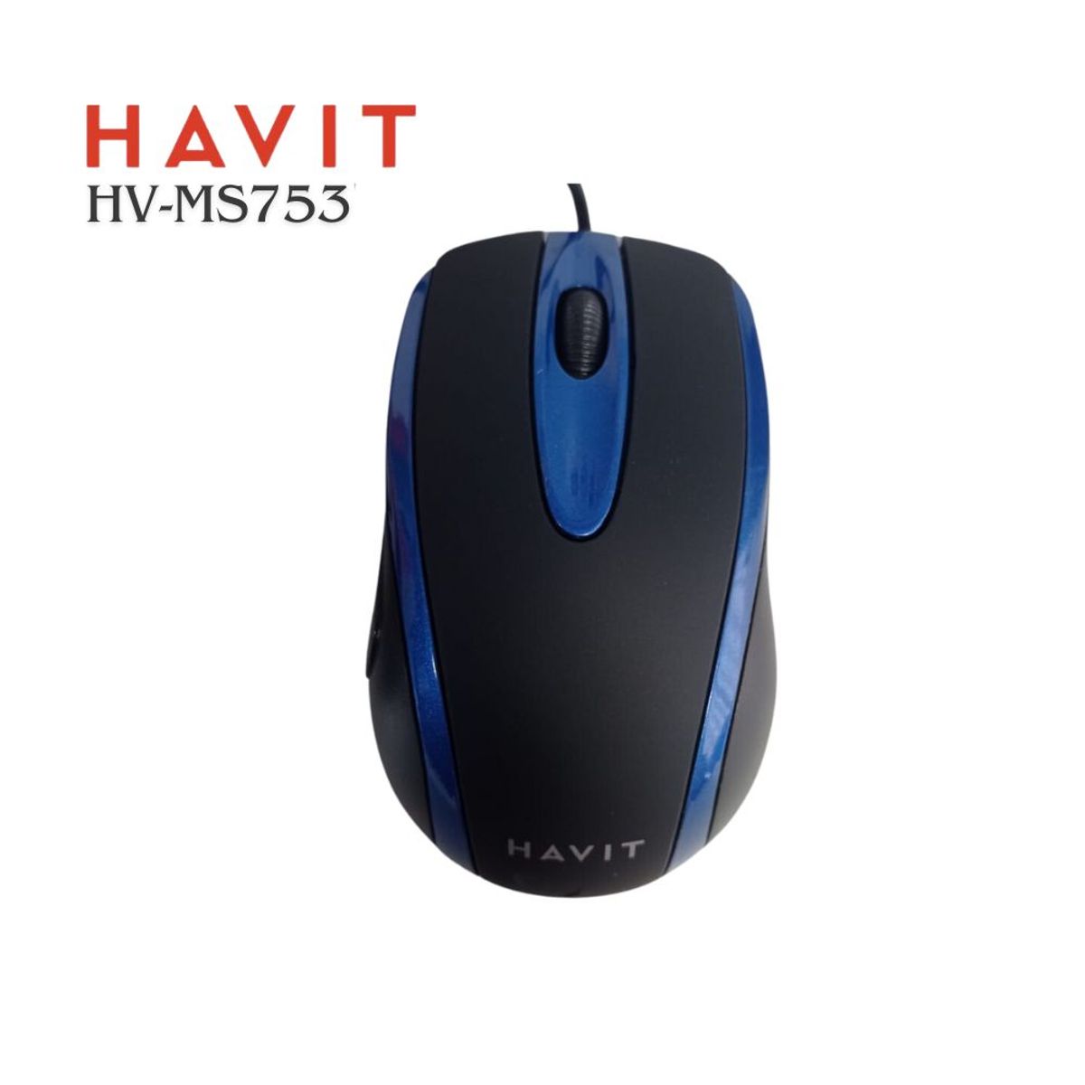 HAVIT - Havit HV-MS753 Mouse Alámbrico con Sensor Óptico de 1000DPI - AZBK