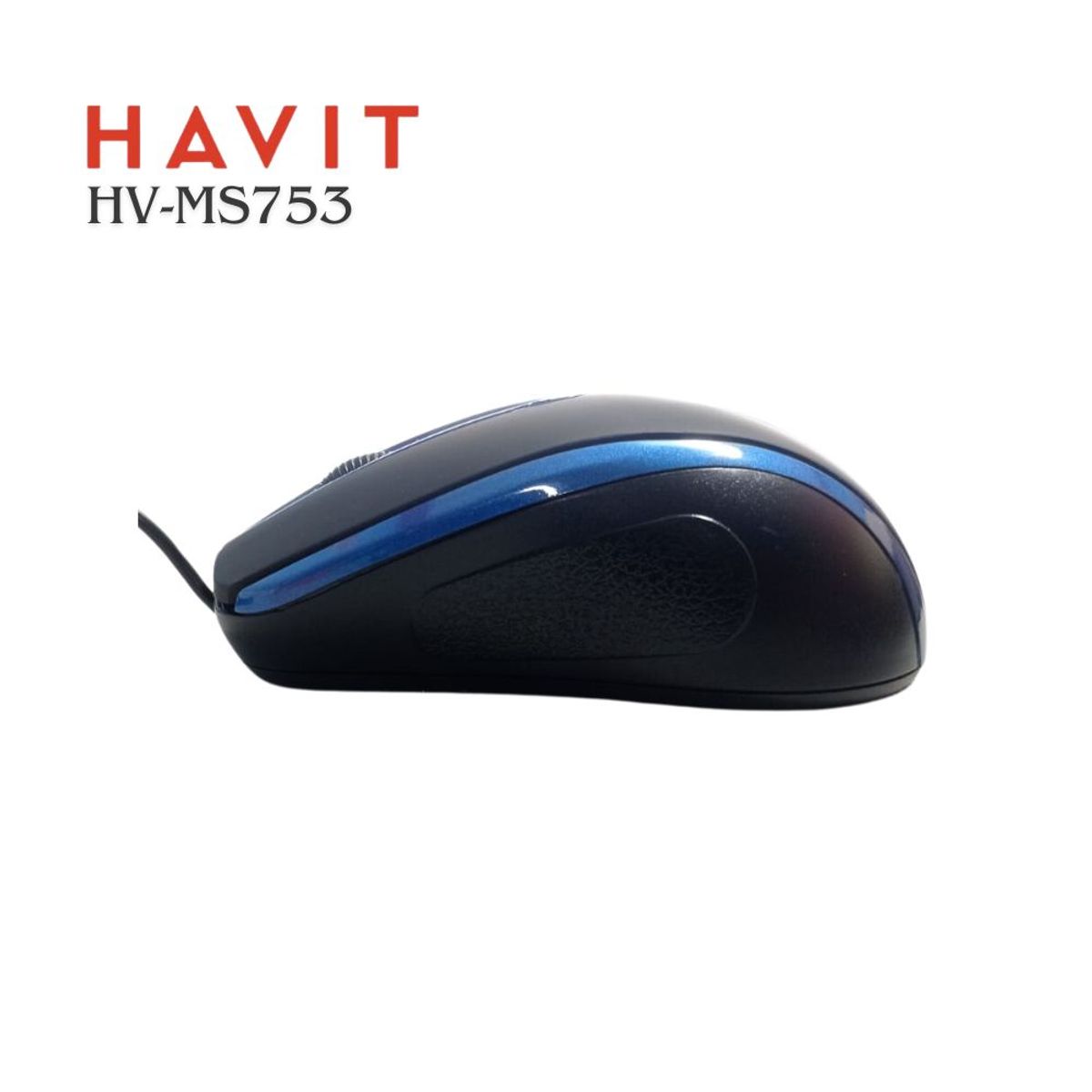 HAVIT - Havit HV-MS753 Mouse Alámbrico con Sensor Óptico de 1000DPI - AZBK