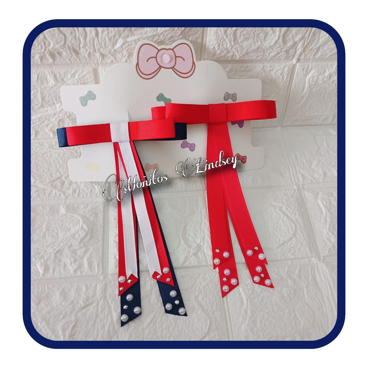 GENERICO - Lazo Coquette x2 - Moñitos Lindsey