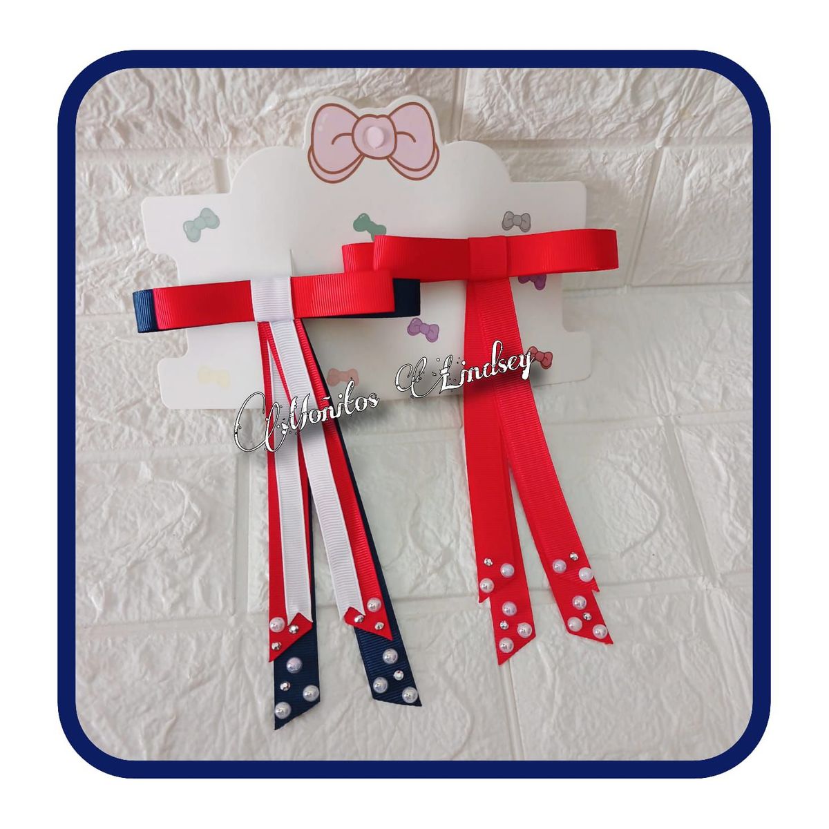 GENERICO - Lazo Coquette x2 - Moñitos Lindsey