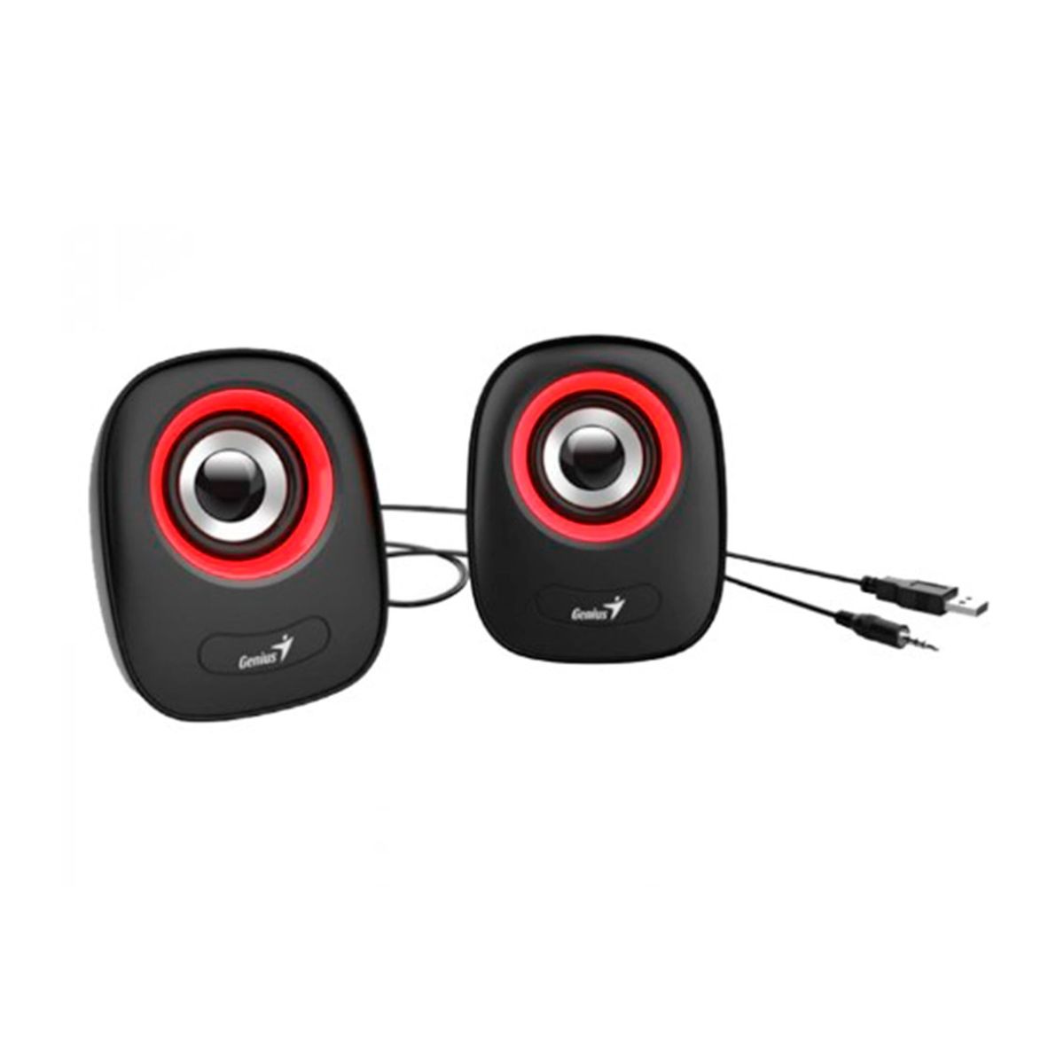 GENIUS - PARLANTE GENIUS SP-Q160 6W 2.0 USB, ROJO P/N: 31730027401