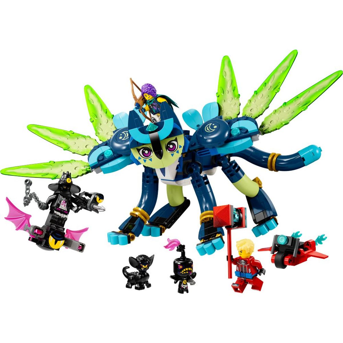 LEGO - LEGO 71476 Zoey y Zian el Gato-Búho