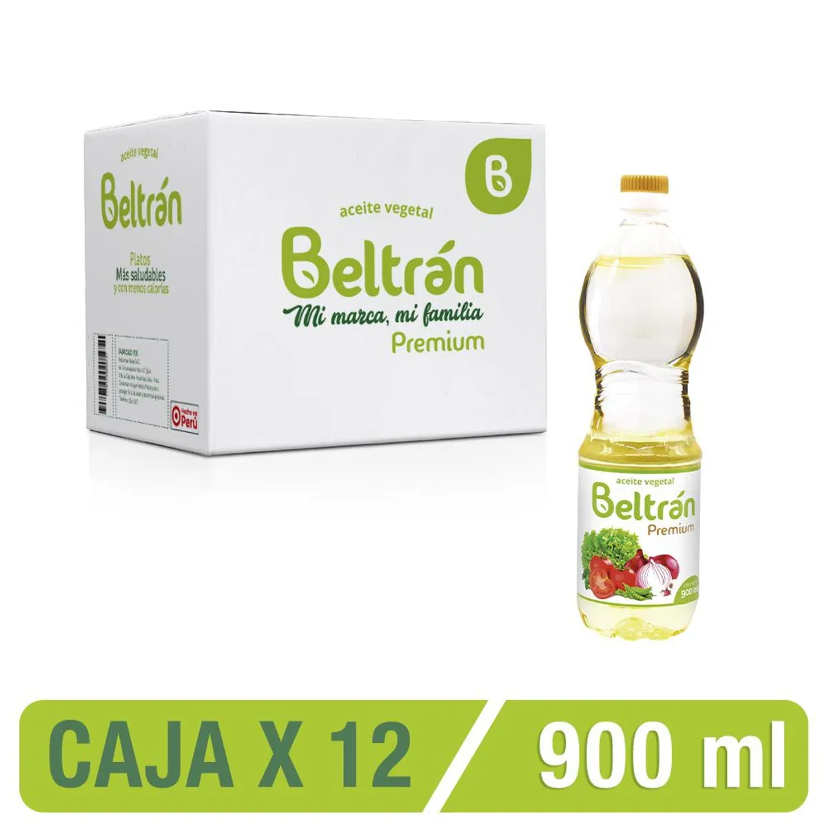 BELTRAN - Aceite De Soya Beltran 900 ml Caja X 12 U.