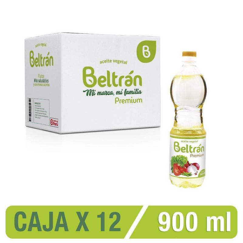 BELTRAN - Aceite De Soya Beltran 900 ml Caja X 12 U.