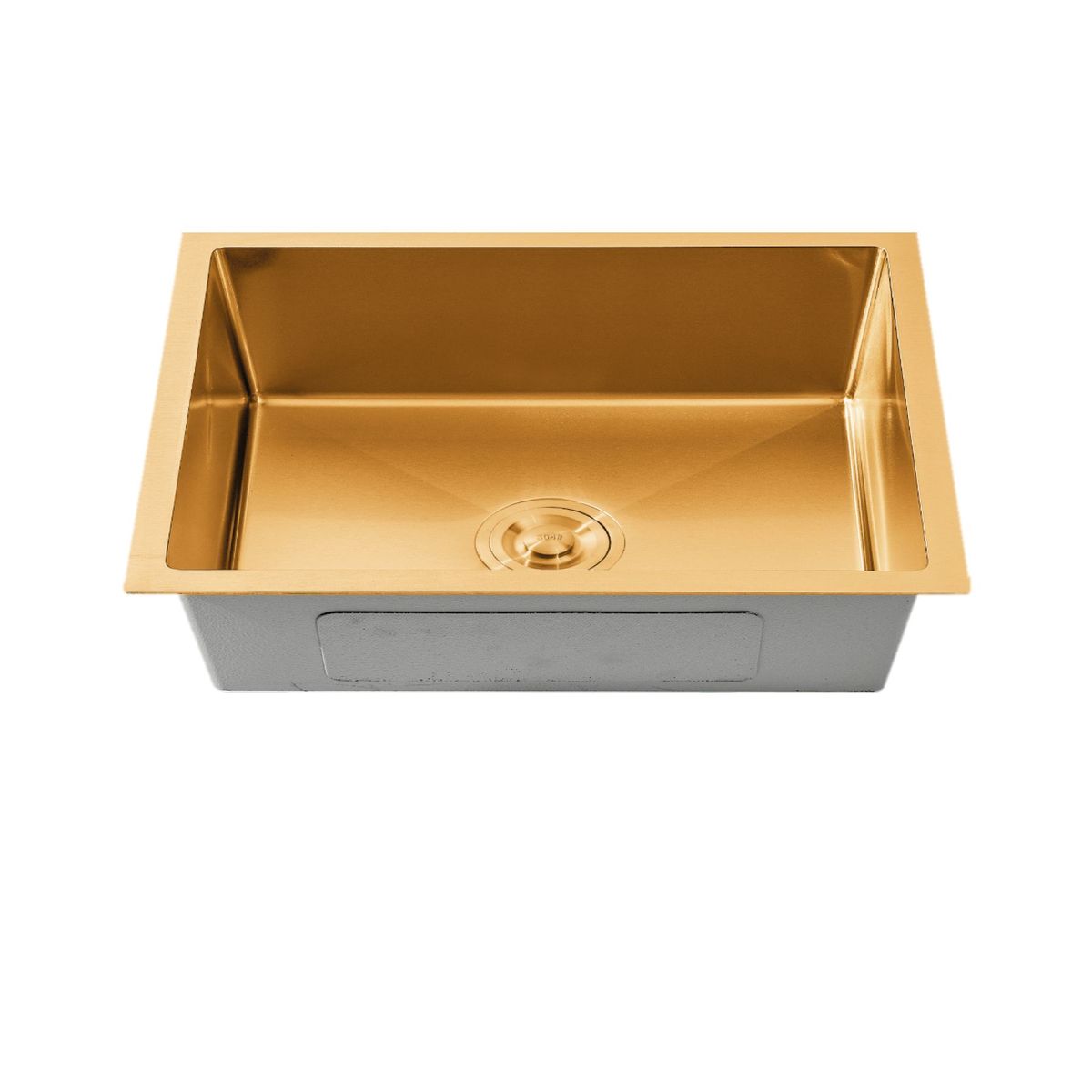 GENERICO - LAVADERO DE ACERO 1 POZA 60 X 46  GOLDEN  R-INOX
