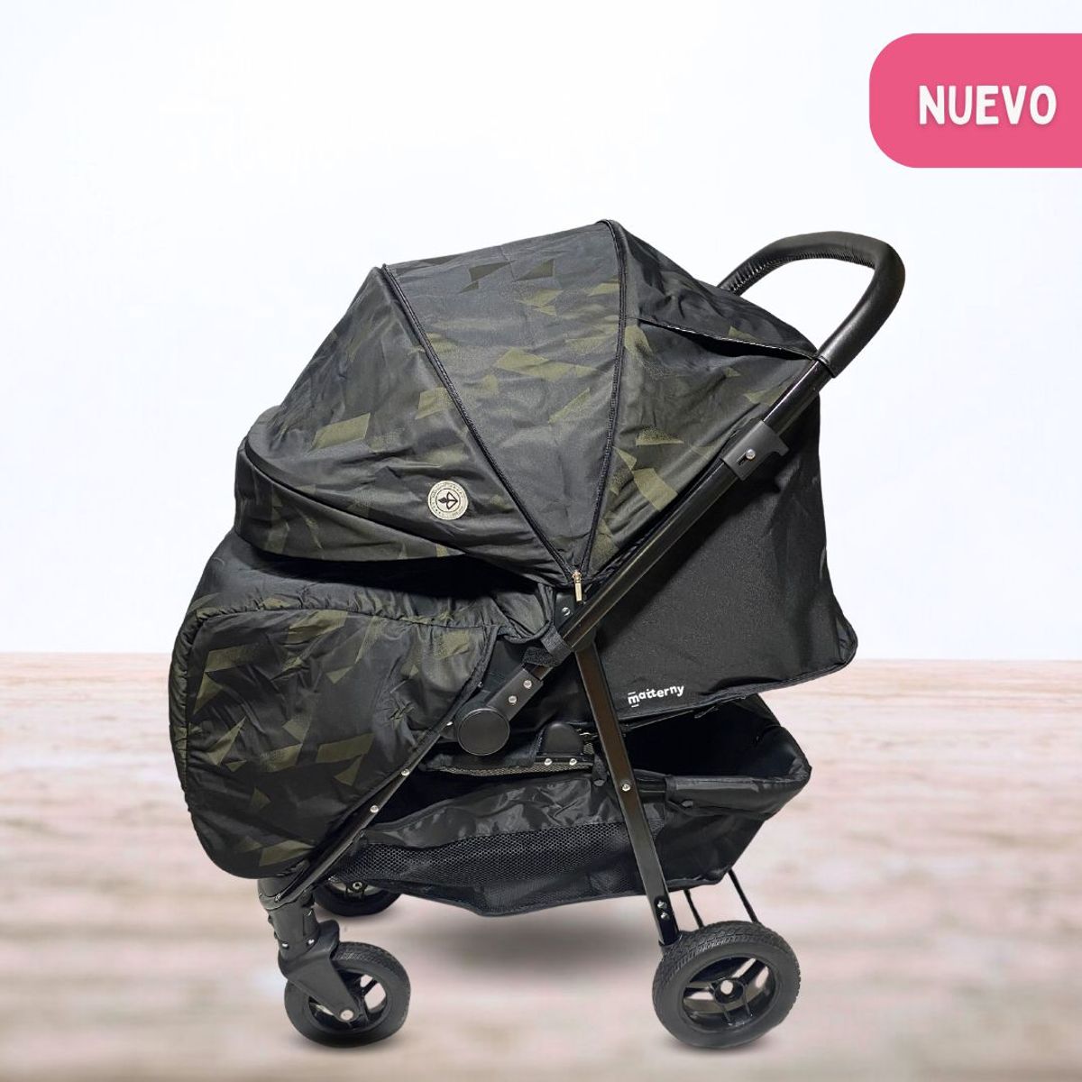 BABY HAPPY - Coche Cuna de Lujo «NEW VALENCIA» Graffiti Black