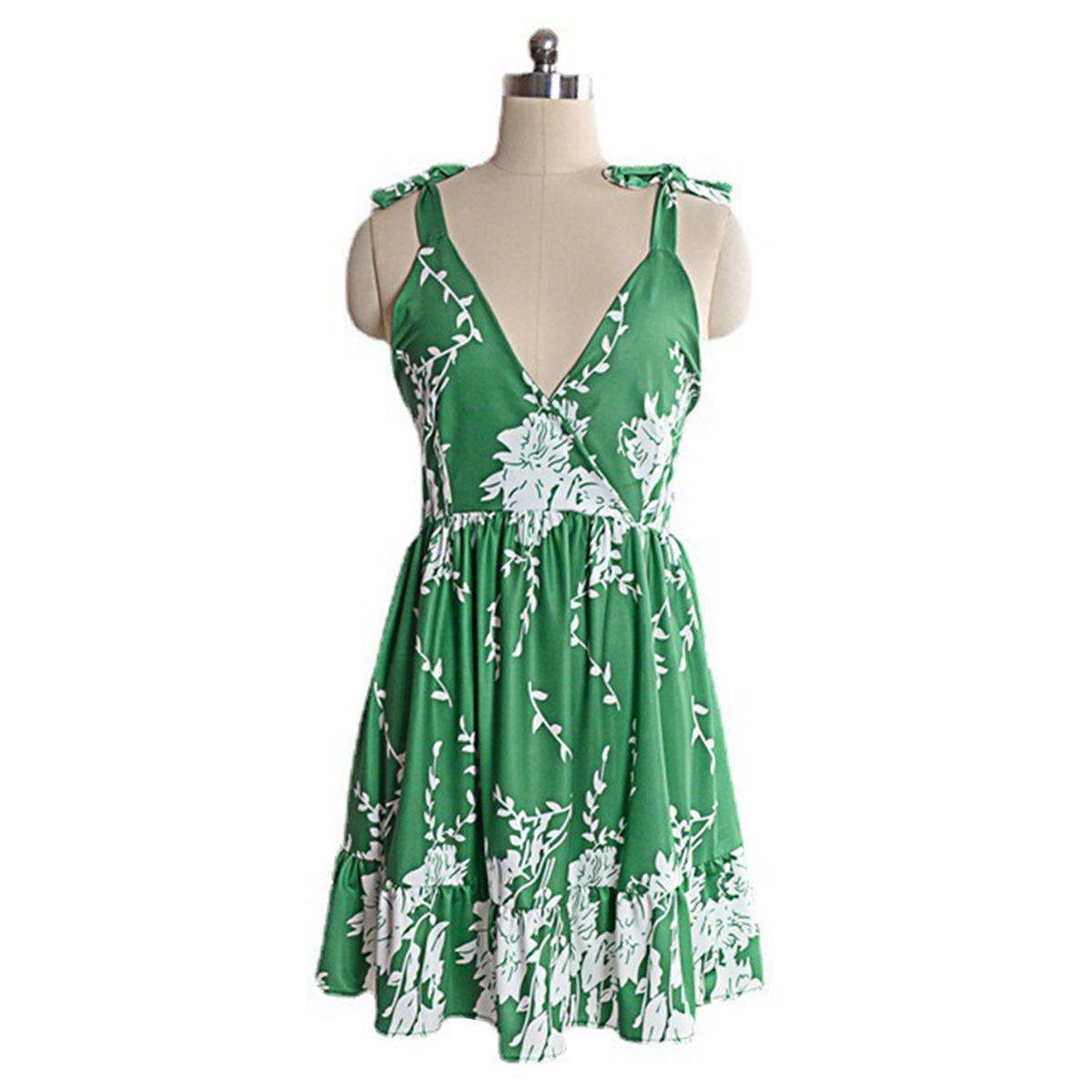 ZIMRAHYG - Vestido sexy sin mangas con cuello en V y espalda abierta