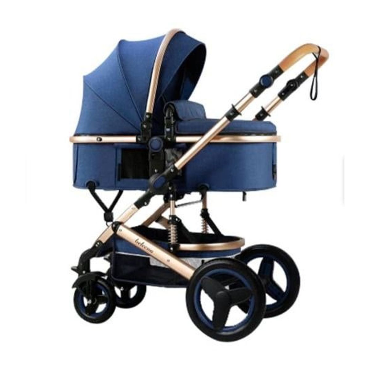 GENERICO - Coche Baby Cuna Leryan- Color Azul Marino