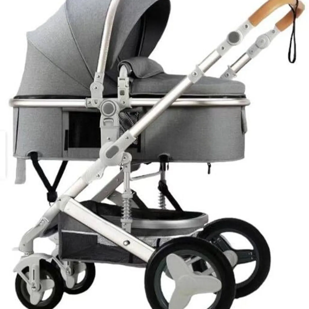 GENERICO - Coche Baby Cuna Leryan- Color Azul Marino