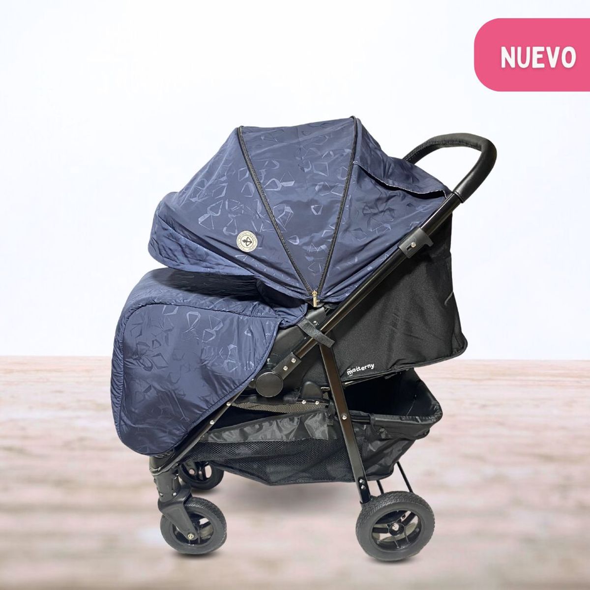 BABY HAPPY - Coche Cuna de Lujo «NEW VALENCIA» Graffiti Blue