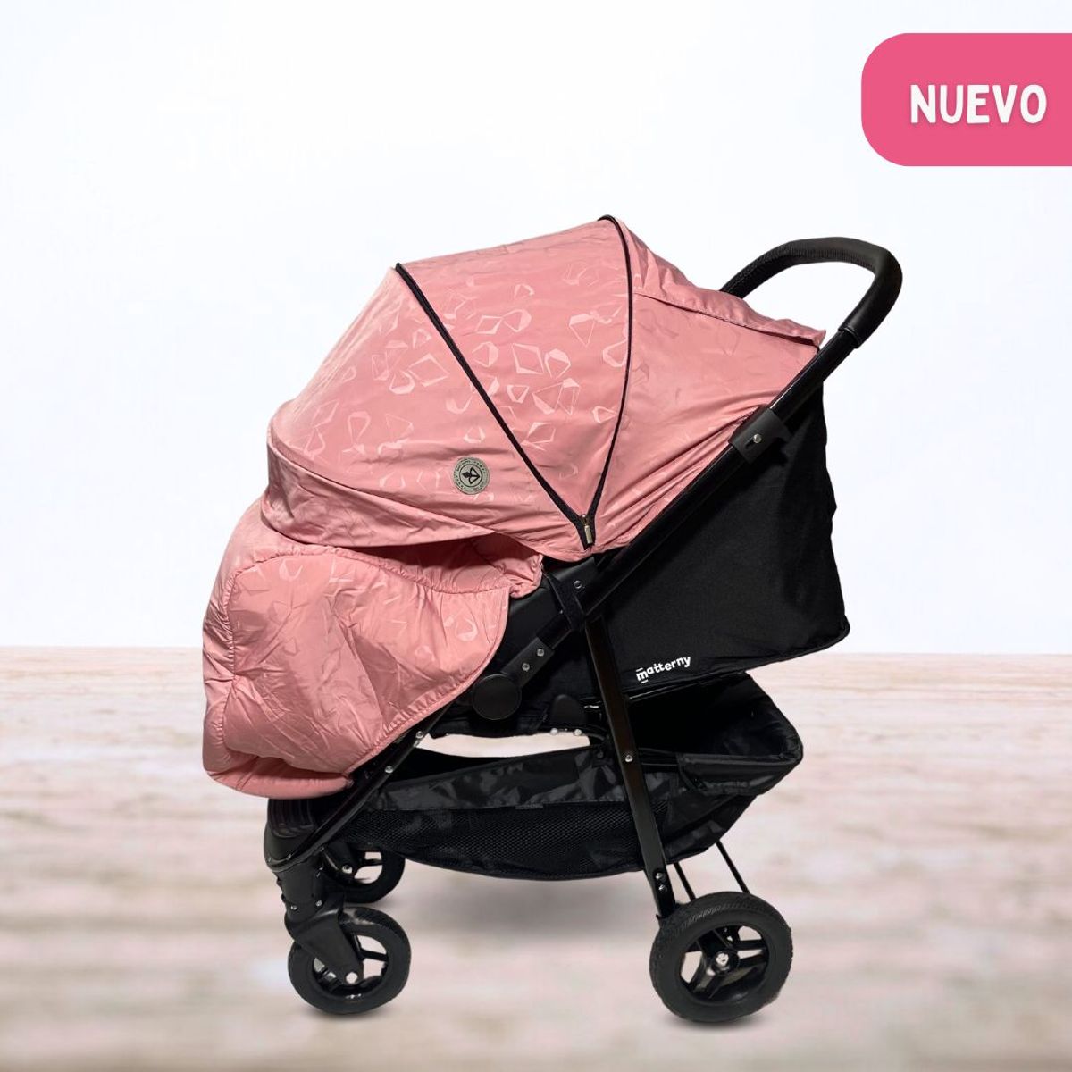BABY HAPPY - Coche Cuna de Lujo «NEW VALENCIA» Graffiti Pink