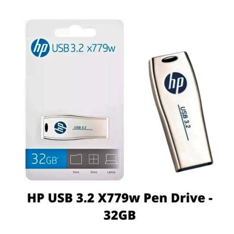 HP - MEMORIA USB 3.2 HP 32GB X779W PLATEADO