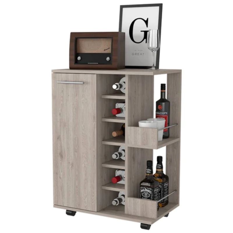 GENERICO - Bar Cart Ceniza  - PETROX HOME